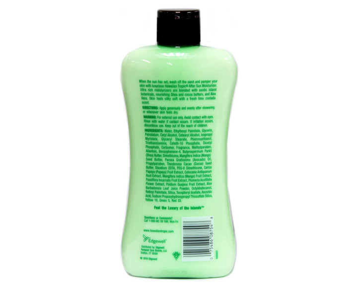 Hawaiian Tropic After Sun Lime Coolada Moisturizing Sun Care Lotion 16 Ounce Pack of 3