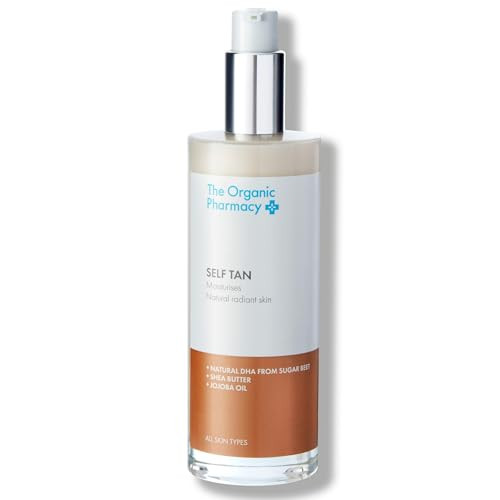 The Organic Pharmacy Self Tan Streakfree Natural Bronze Glow for Face Body Vegan 100 ml