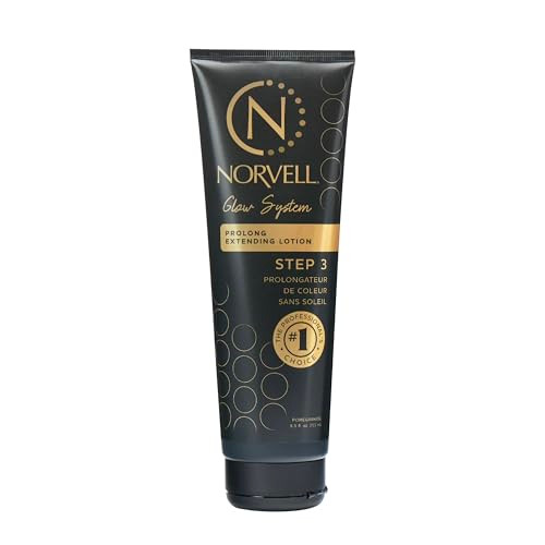 Norvell Prolong Self Tanner Color Extender Moisturizing Lotion 85 fl oz Hydrating Sunless Tanning Enhancer for Longer La