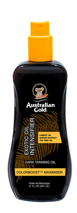 Australian Gold Dark Tanning Exotic Oil, Carrot Extract Formula, 8 Fl Oz (Pack of 1) (Packaging may vary) online at globaldelivered