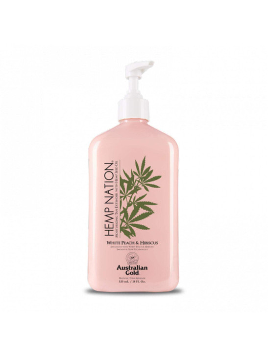 Hemp Nation White Peach Hibiscus Moisturizing Tan Extender 18 oz