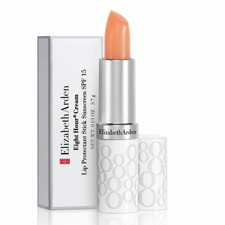 Elizabeth Arden Eight Hour Cream Lip Protectant Stick SPF 15 Sunscreen Balm Moisturizer for Dry Cracked Lips with Shea B