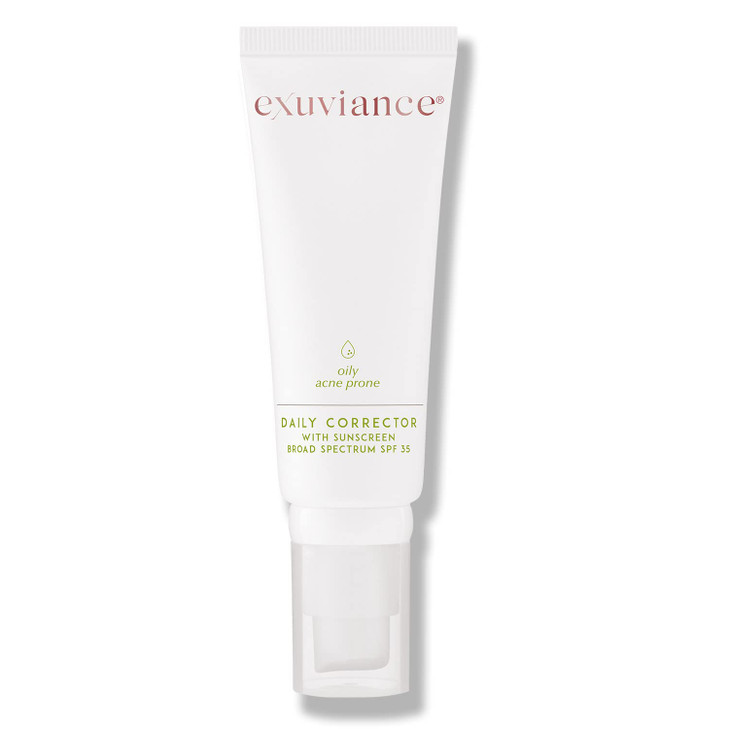EXUVIANCE Daily Corrector with Sunscreen Broad Spectrum SPF 35 Dark Spot Minimizer Face Moisturizer NonComedogenic NonAc