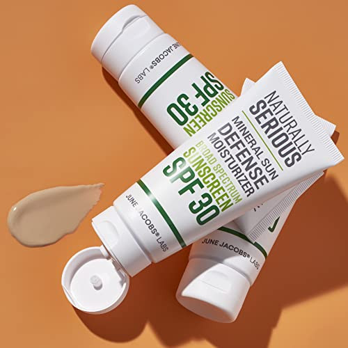 Naturally Serious Mineral Sun Defense Moisturizer Broad Spectrum Sunscreen SPF 30 Mineral Sunscreen SPF 30 Sunscreen Moi