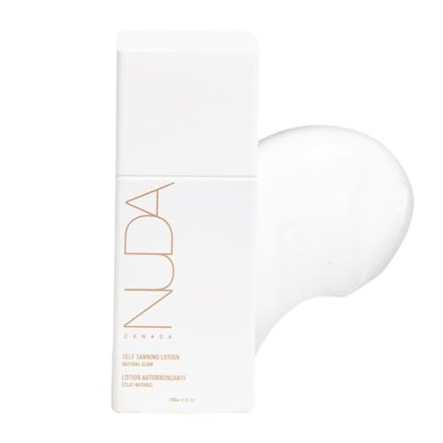 Nuda Self Tanning Lotion Lightweight FastDrying StreakFree Gradual Tanner with Vitamin C Shea Butter Sodium Hyaluronate
