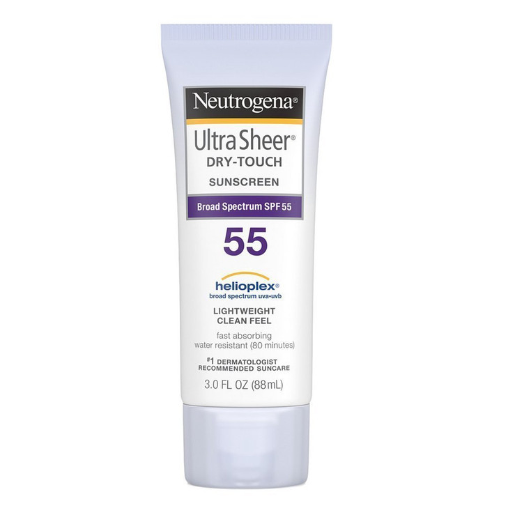 Neutrogena Ultra Sheer DryTouch Sunscreen SPF 55 3 oz Pack of 4