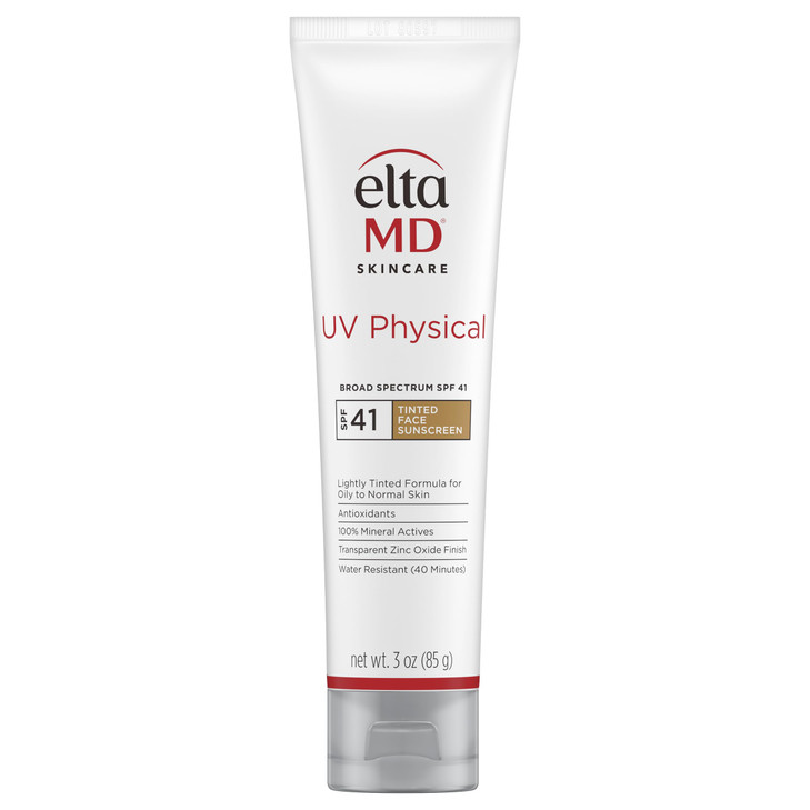 EltaMD UV Physical Tinted Mineral Sunscreen for Face SPF 41 100 Mineral Actives Tinted Face Lotion Water Resistant Parab