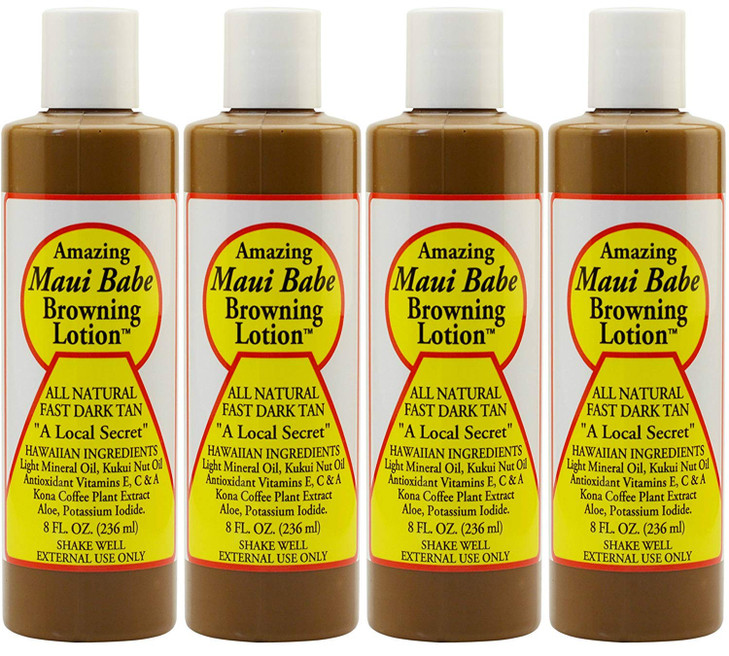 Maui Babe Browning Lotion 8 Ounces Pack of 4