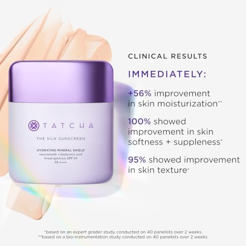 Tatcha The Silk Sunscreen Broad Spectrum SPF 50 PA Weightless Hydrating Mineral Sunscreen 50 ml 17 oz OLD PACKAGING