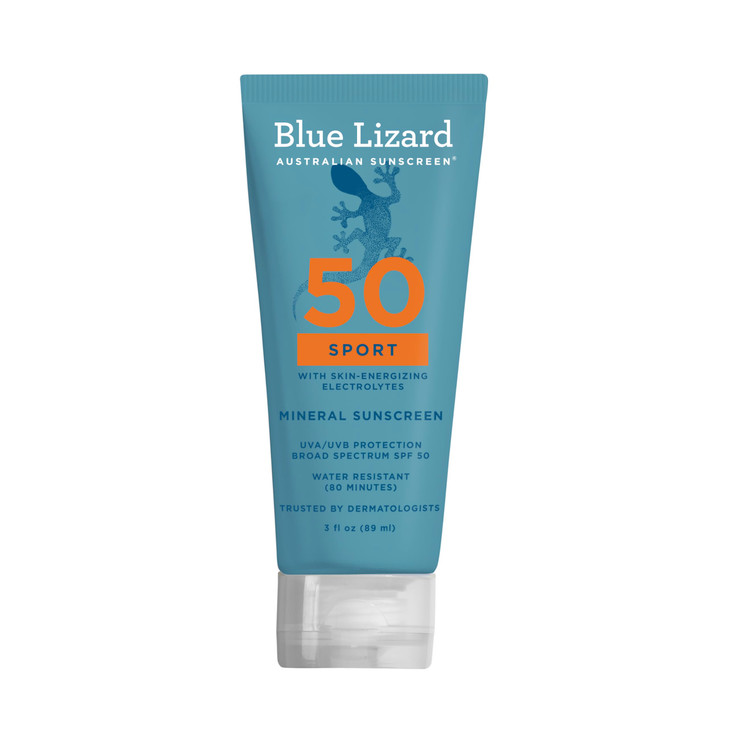 Blue Lizard Sport Mineral SPF 50 Lotion Ideal for Athletes 100 Mineral Sunscreen Actives FragranceFree ParabenFree Vegan