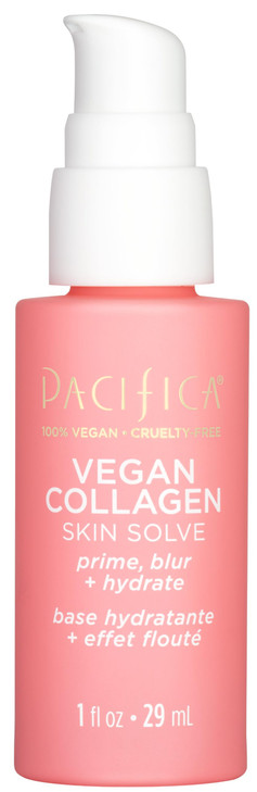 Pacifica Vegan Collagen Skin Solve Primer 3in1 Face Primer that Primes Blurs Hydrates SkincareInfused Formula with Colla