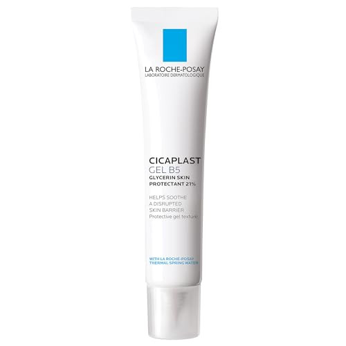 La RochePosay Cicaplast Gel B5 Protective Repair Gel for Cracked Chapped Skin with Madecassoside and Glycerin Tested Pos