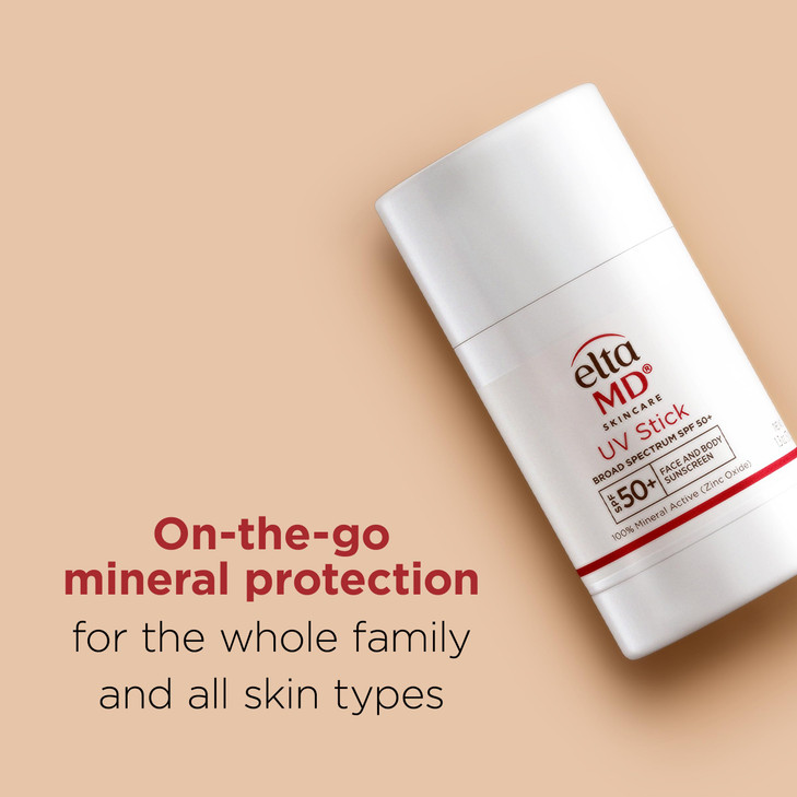 EltaMD UV Stick Sunscreen for Face and Body Mineral SPF 50 Face Stick Sunscreen with Zinc Oxide For Kids and Adults Sens