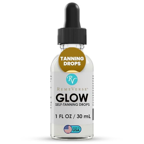 RemeVerse Glow SelfTanning Drops Sunless Tanner for a SunKissed Glow Achieve NaturalLooking Even Skin Tone Control Resul