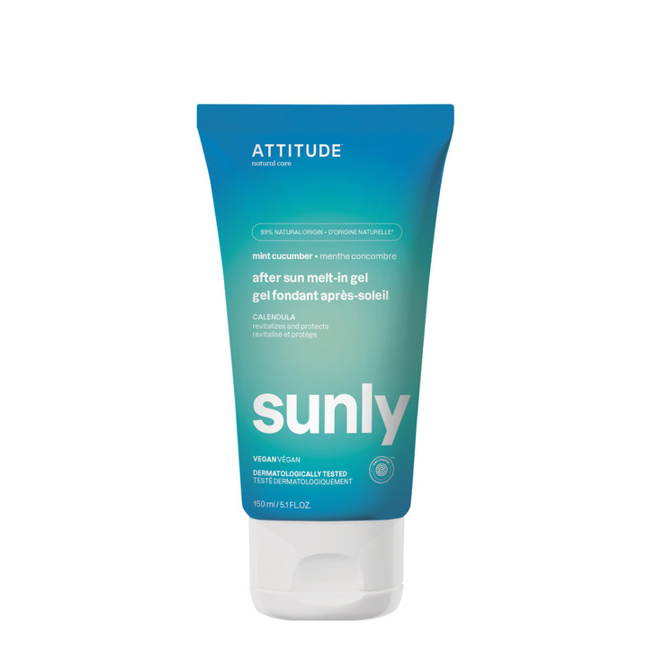 ATTITUDE After Sun MeltIn Gel EWG Verified Dermatologically Tested Soothes and Hydrates Vegan and Mineral Based Formula