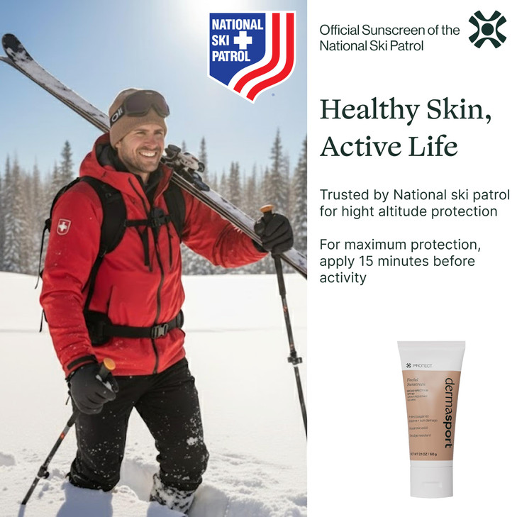 Dermasport SPF 50 Sunscreen for Face Lotion for Athletes Zinc Oxide Hydrating NonGreasy Broad Spectrum Sun Protection Oi