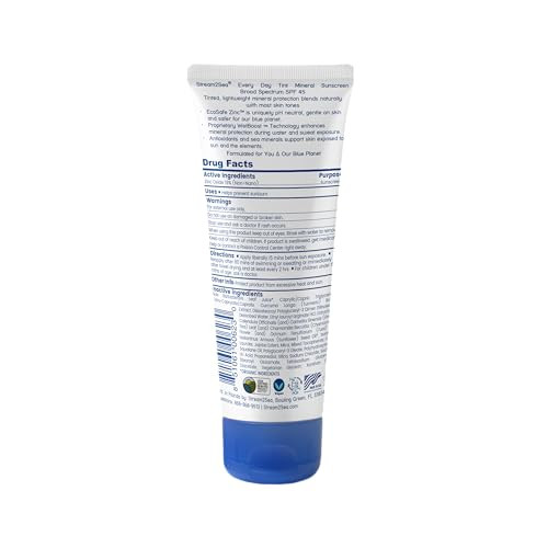 SPF 45 Every Day Tint Mineral Sunscreen 25 Fl Oz Biodegradable Paraben Free Reef Safe NonGreasy Tinted Sunscreen For Fac