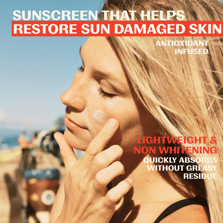 Thrive Natural Care Mineral Face Sunscreen SPF 30 Daily Sunscreen for Face No White Cast NonNano Zinc Oxide Lightweight