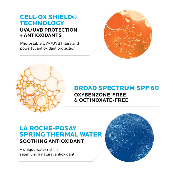 La RochePosay Anthelios MeltIn Milk Sunscreen SPF 60 Sunscreen For Body Face Broad Spectrum SPF Antioxidants Oil Free Li