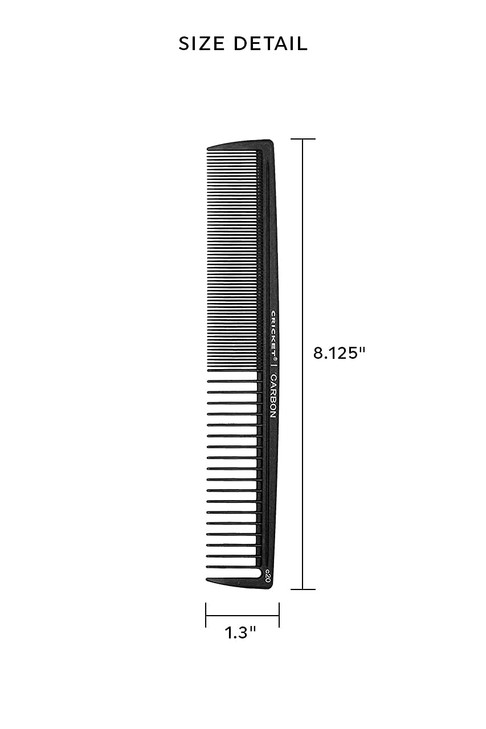 Cricket C20 Professional Stylist All-Purpose Carbon Cutting Hair Comb - Heat-Resistant Hair Combs for Women, Men & Stylists, Ideal for Precision Cutt online at globaldelivered