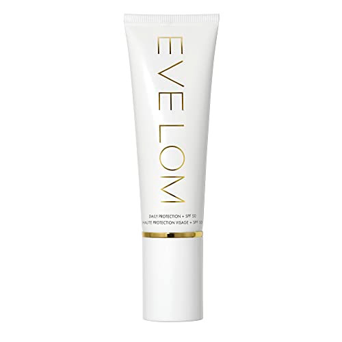EVE LOM Daily Protection SPF 50 Facial Sunscreen Face Moisturizer Protects Repairs Hydrates Skin for 36 Hours Antioxidan