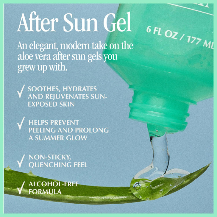 VACATION After Sun Gel Air Freshener Bundle Soothing Aloe Vera for Sunburn Relief Hydrating Cooling NonSticky Aftersun C