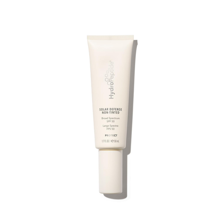 HydroPeptide Solar Defense Face Sunscreen SPF 50 Broad Spectrum NonTinted Moisturizer Antioxidant Rich 17 Ounce