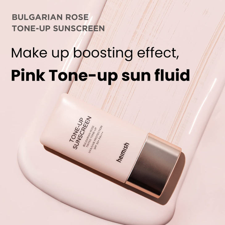 HEIMISH Bulgarian Rose Tinted Toneup Sunscreen SPF 50 PA Multipurpose Tone Up Sunscreen Primer Makeup Base for face Ligh