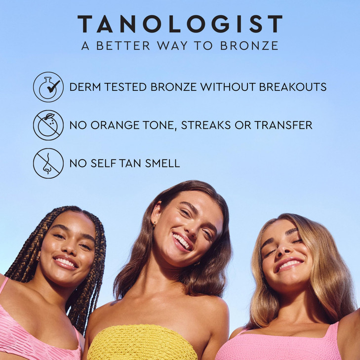 Tanologist Blending Brush For Tanning Mousse Water Gradual Tanning Lotion StreakFree SelfTanner Application Contour Defi