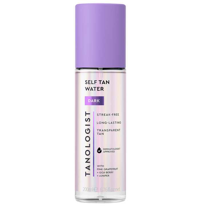 Tanologist Dark Self Tan Water Clear Self Tanning Water StreakFree Tanning Mist Natural Bronze No Fake Tan Smell Long La