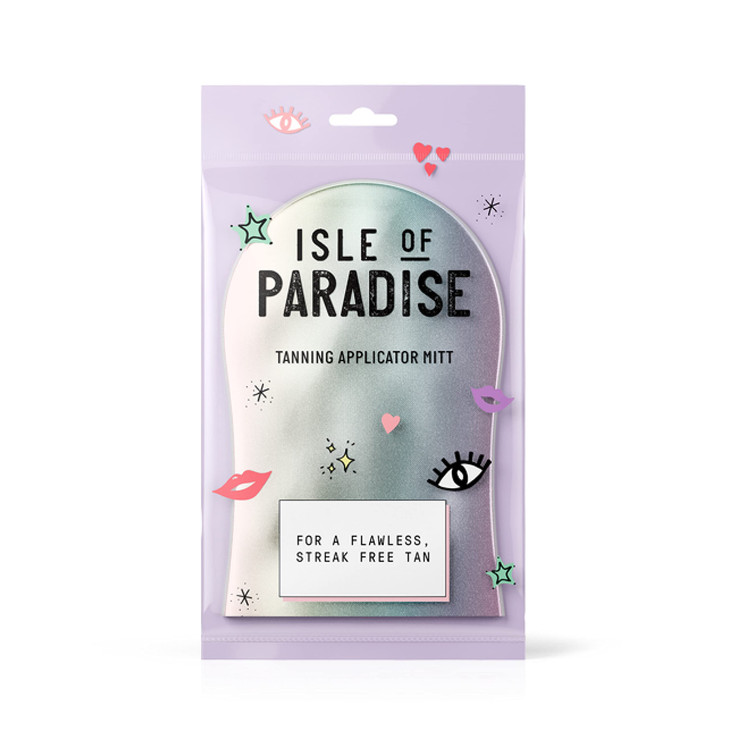 Isle of Paradise Tanning Applicator Mitt Water Resistant Streak Free SelfTan Applicator Protect Hands Machine Washable R