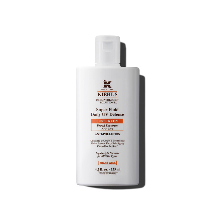 Kiehls Super Fluid UV Defense Daily Facial Sunscreen SPF 50 Lightweight Matte Finish Protects Against UVAUVB Rays Pollut
