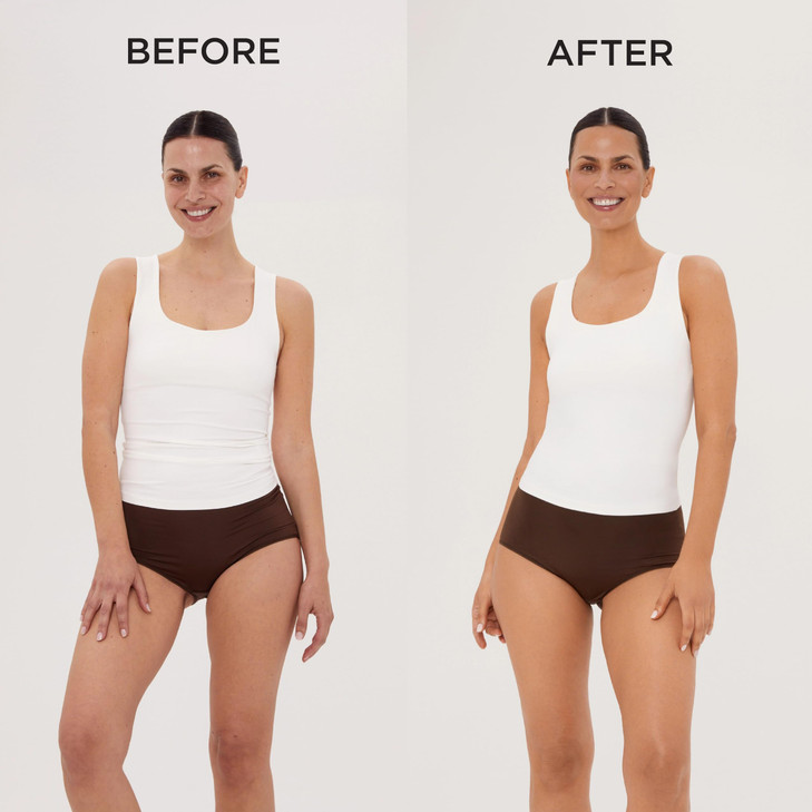 TanLuxe The Body Illuminating Self Tan Drops Custom Body Tanner Skin Firming Natural Looking Tan Mix with Body Lotion Cr