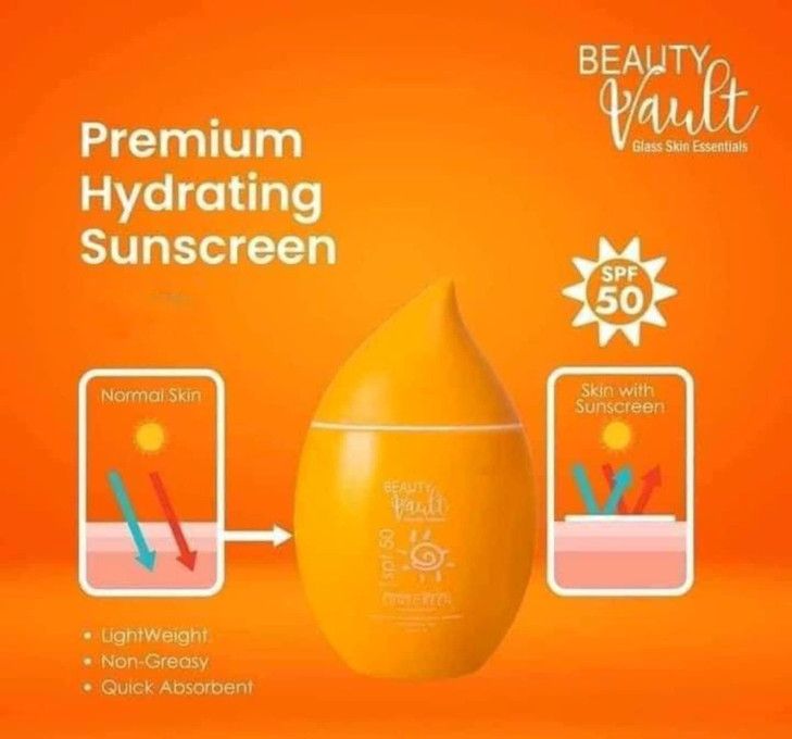 Beauty Vault Premium Hydrating Sunscreen SPF 50 PA 50g