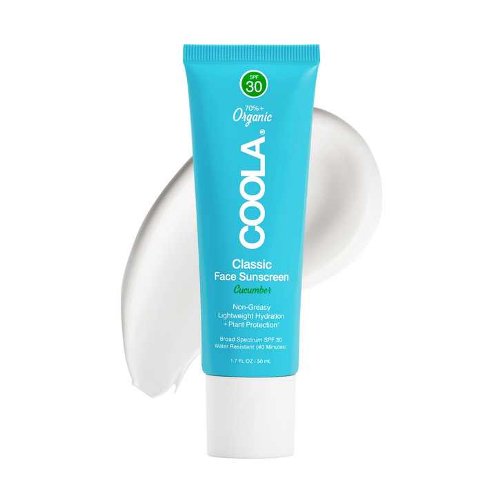 COOLA Organic Face Sunscreen SPF 30 Sunblock Lotion Dermatologist Tested Skin Care for Daily Protection Vegan and Gluten