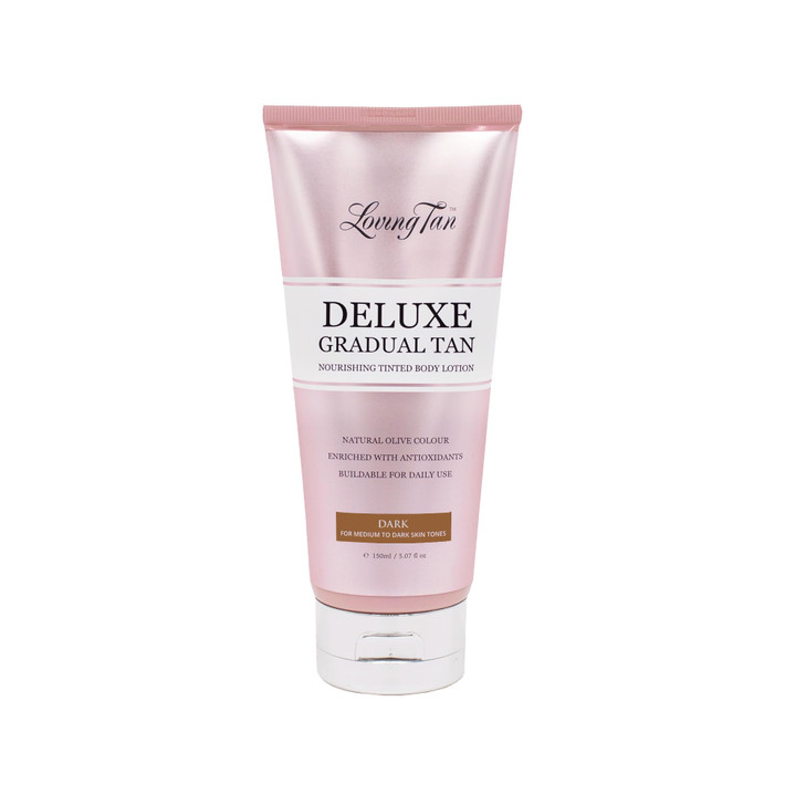 Loving Tan Deluxe Gradual Tan Lotion Dark Natural Looking Self Tanner Professional Strength Sunless Tanner 7 Self Tannin