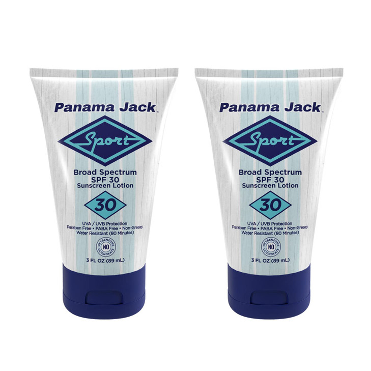 Panama Jack Sport Sunscreen Lotion SPF 30 Broad Spectrum UVAUVB Protection NonGreasy PABA Paraben Gluten Cruelty Free 3