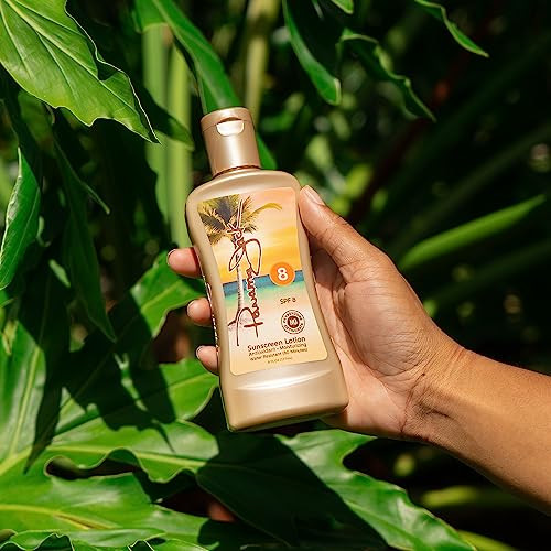 Panama Jack Sunscreen Tanning Lotion SPF 8 PABA Paraben Gluten Cruelty Free Antioxidant Moisturizing Formula Water Resis