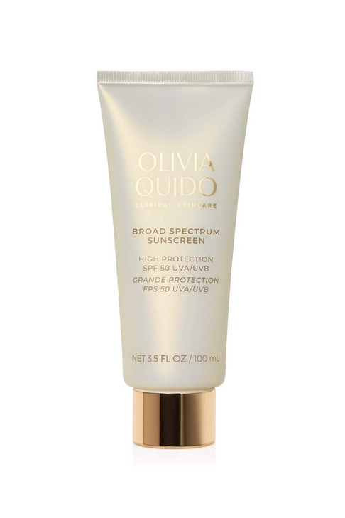 OLIVIA QUIDO Clinical Skincare Broad Spectrum Sunscreen SPF 50 with Lilac Stem Cell AntiAging Skin Protection From UVA a