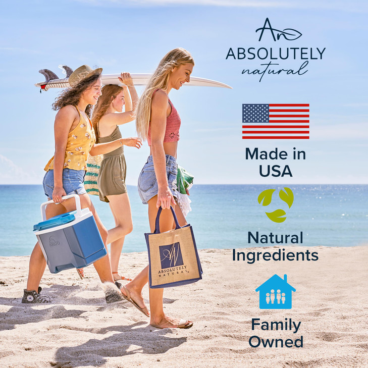 Absolutely Natural 100 Pure Aloe Vera Cooling Gel Lotion for Sunburn Relief Rashes Premium Sun Care with Vitamin E Eucal