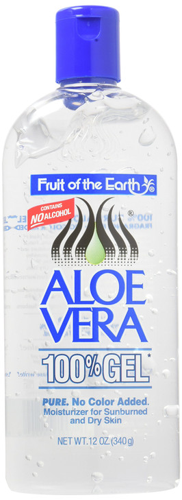 2 Pack Fruit Of the Earth Aloe Vera Gel 12 ounce 2 PACK BUNDLE