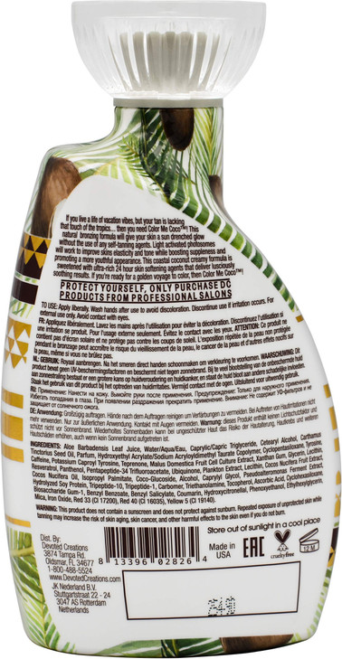 Devoted Creations Color Me Coco Bronzer Tanning Lotion 135 oz