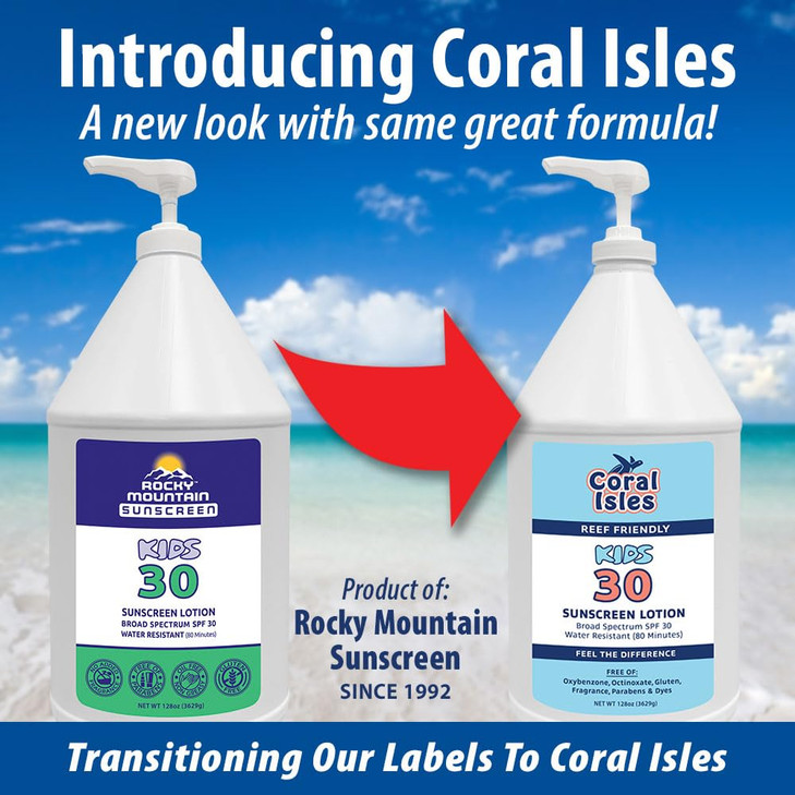 Rocky Mountain Sunscreen KIDS SPF 30 Lotion Broad Spectrum UVAUVB Protection Hawaii 104 Reef Act Compliant Oxybenzone Oc