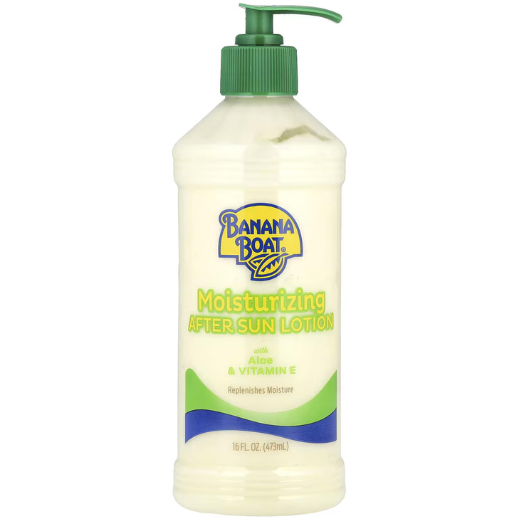 Banana Boat After Sun Lotion Aloe 16 Fl Oz Pack of 2
