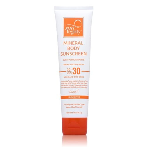 Suntegrity UNSCENTED Mineral Sunscreen For Body 5 oz