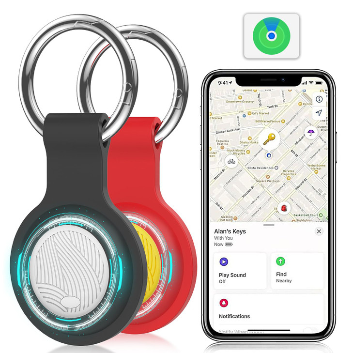 Remote Finder with SounTrackers Works with Apple Find My iOS Only is Perfect for locating Keys Luggage Backpacks and Pet