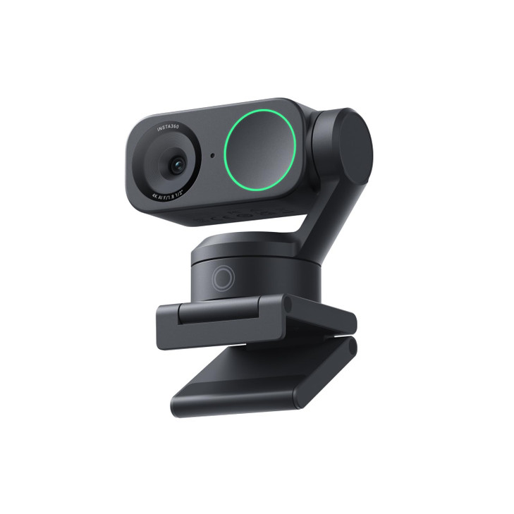 Insta360 Link 2 PTZ 4K Webcam for PCMac 12 Sensor AI Tracking HDR AI NoiseCanceling Mic Gesture Control for Streaming Vi