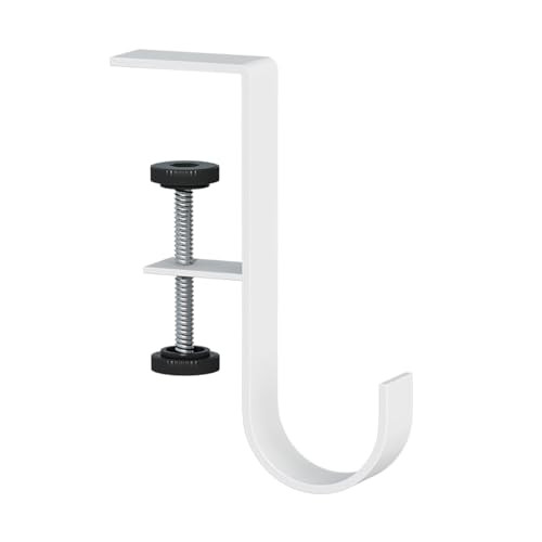 Generic 3 Pcs Desk Mount Bag Holder HookClampOn Backpack HangerHeadphone Hook HolderHeadset Stand Hanger Clamp Under Des