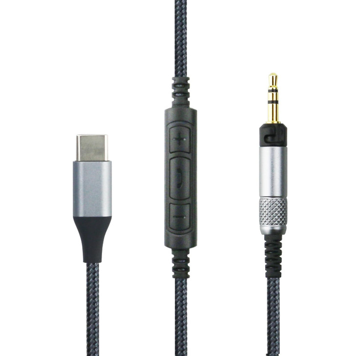 NewFantasia USB C Audio Cable Compatible with Audio Technica ATHM60X ATHM50x ATHM40x ATHM70x Headphone Remote Volume Mic