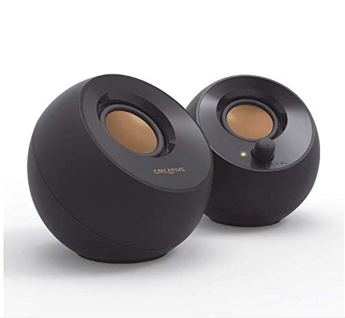 Creative Pebble 20 USBPowered Desktop Speakers with FarField Drivers and Passive Radiators for PCs and Laptops Black Ren